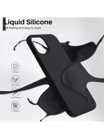 Dėklas Liquid Silicone 1.5mm iPhone 12 Pro Max silikoninis